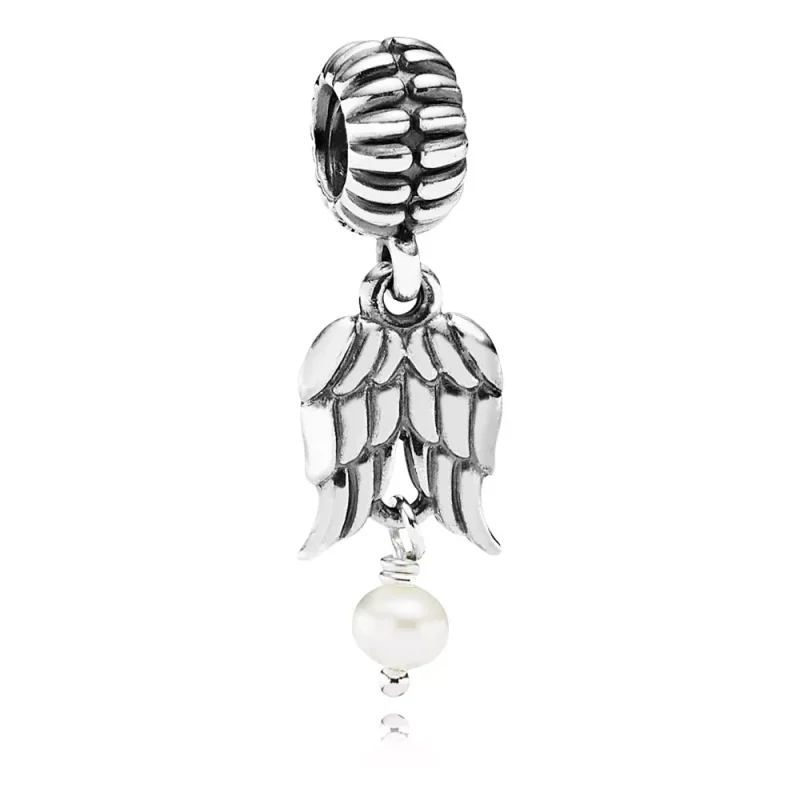 (immagine per) Charm con Pendente Ali d'Angelo - 790975P - Charm | PANDORA