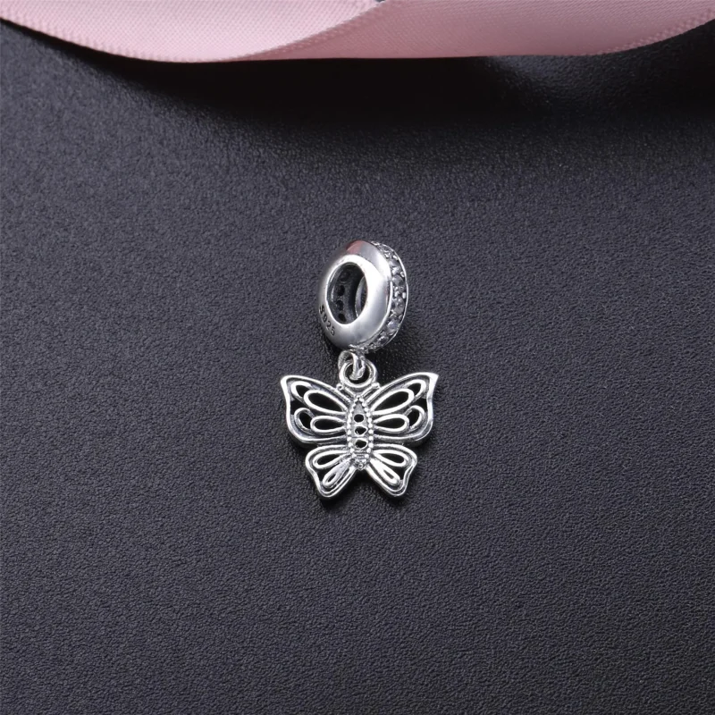 (immagine per) Charm con pendente Farfalla Vintage - 791255CZ - Charm | PANDORA - Visualizza 3