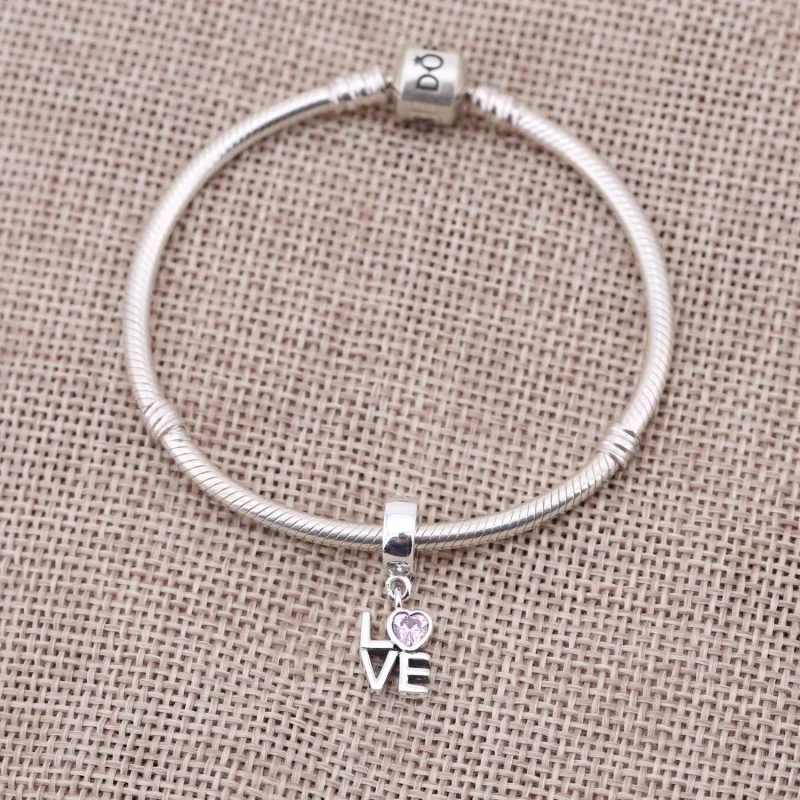 (immagine per) Charm con Pendente Love - 791253CZS - Charm | PANDORA - Visualizza 2