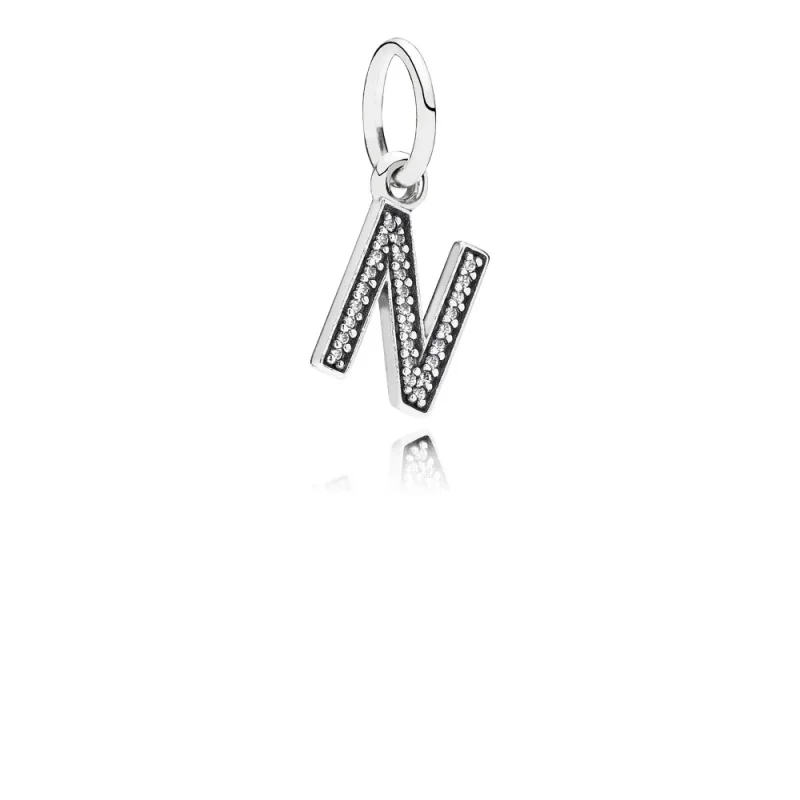 (immagine per) Charm con Pendente N - 791326CZ - Charm | PANDORA