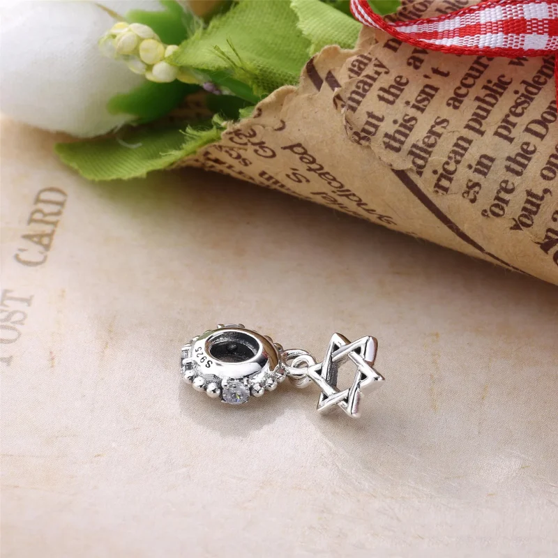 (immagine per) Charm con Pendente Stella di David - 791167CZ - Charm | PANDORA - Visualizza 2