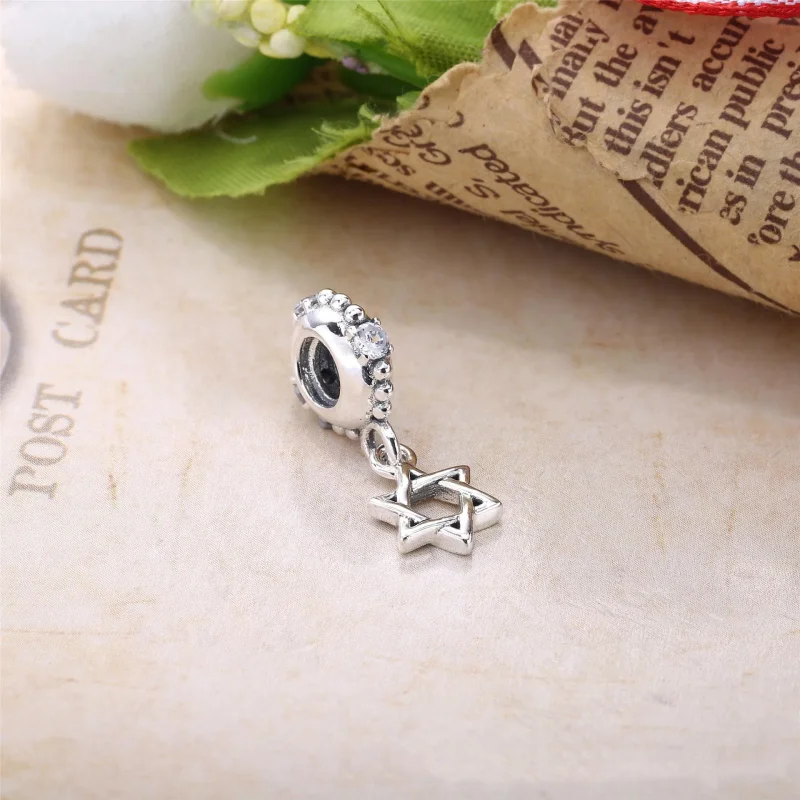 (immagine per) Charm con Pendente Stella di David - 791167CZ - Charm | PANDORA - Visualizza 3