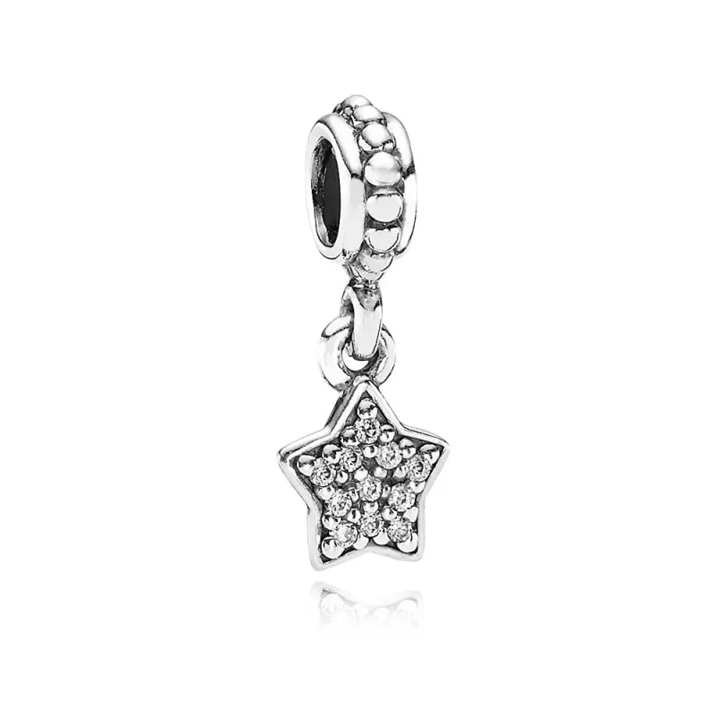 (immagine per) Charm con Pendente Stella in Pavé - 791024CZ - Charm | PANDORA
