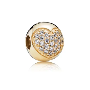 (immagine per) Charm Cuore con pavè Oro - Pandora IT