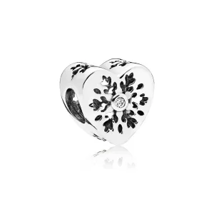 (immagine per) Charm Cuore & Fiocco di Neve - Pandora IT