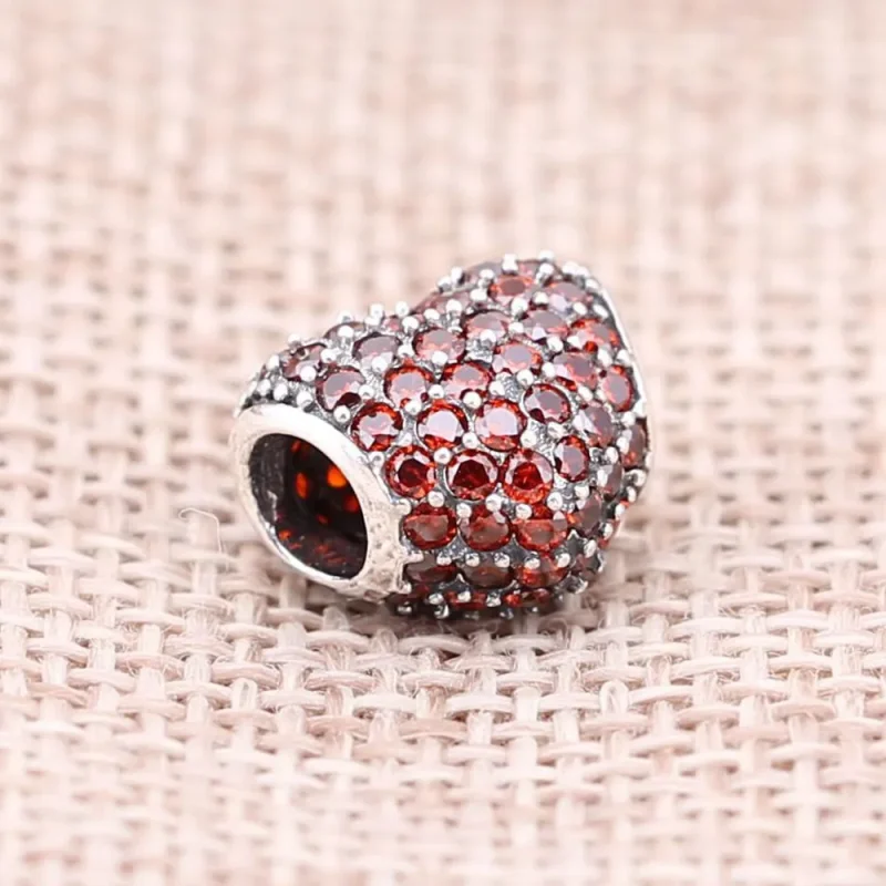 (immagine per) Charm Cuore in Pavé Rosso - Pandora IT - Visualizza 2