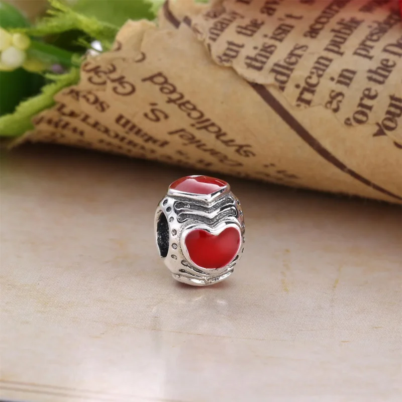 (immagine per) Charm Cuore nel Cuore Rosa - 790591EN28 - Charm | PANDORA - Visualizza 2