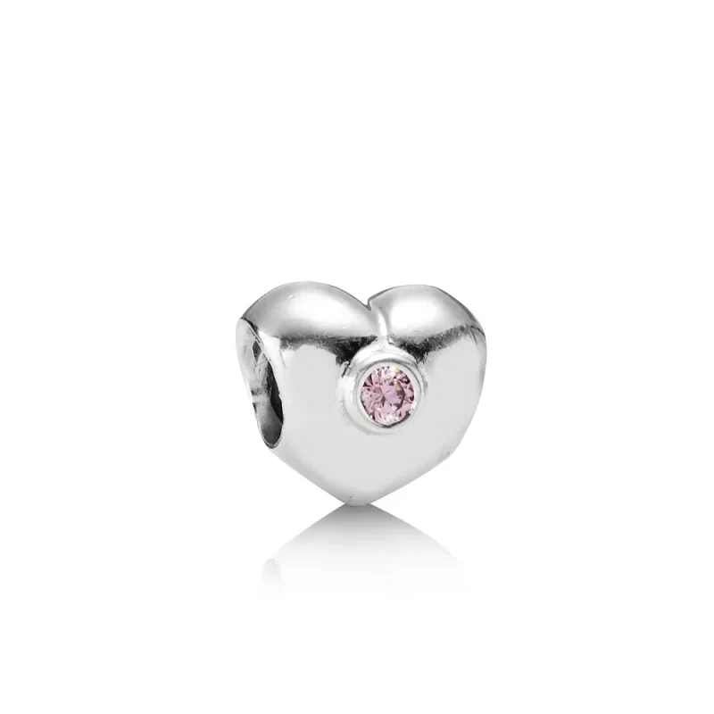 (immagine per) Charm Cuore Punto Luce Rosa - 790134PCZ - Charm | PANDORA