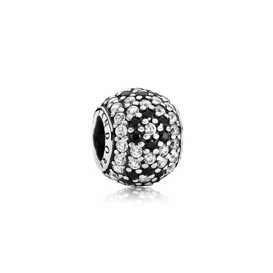 (immagine per) Charm Fiore di Ciliegio in Pavé Nero - 791170NCK - Charm | PANDORA