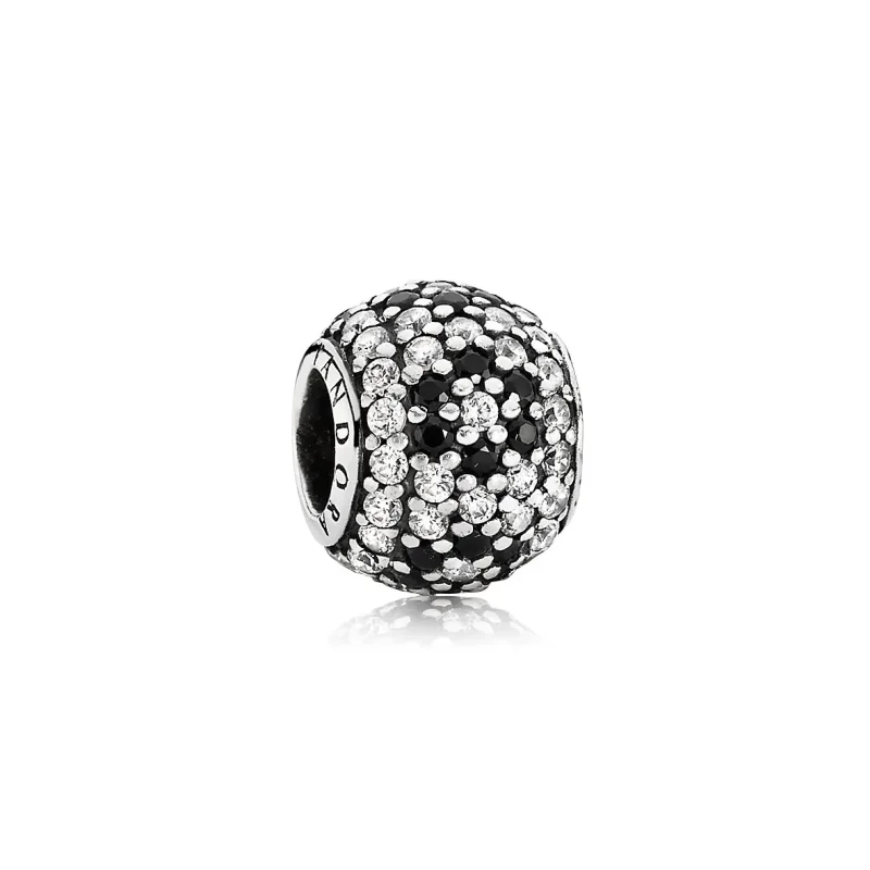 (immagine per) Charm Fiore di Ciliegio in Pavé Nero - 791170NCK - Charm | PANDORA