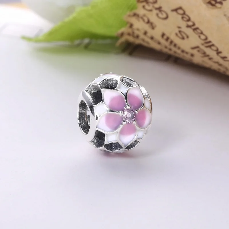 (immagine per) Charm Fiore di Magnolia - Pandora IT 792087PCZ - Visualizza 2