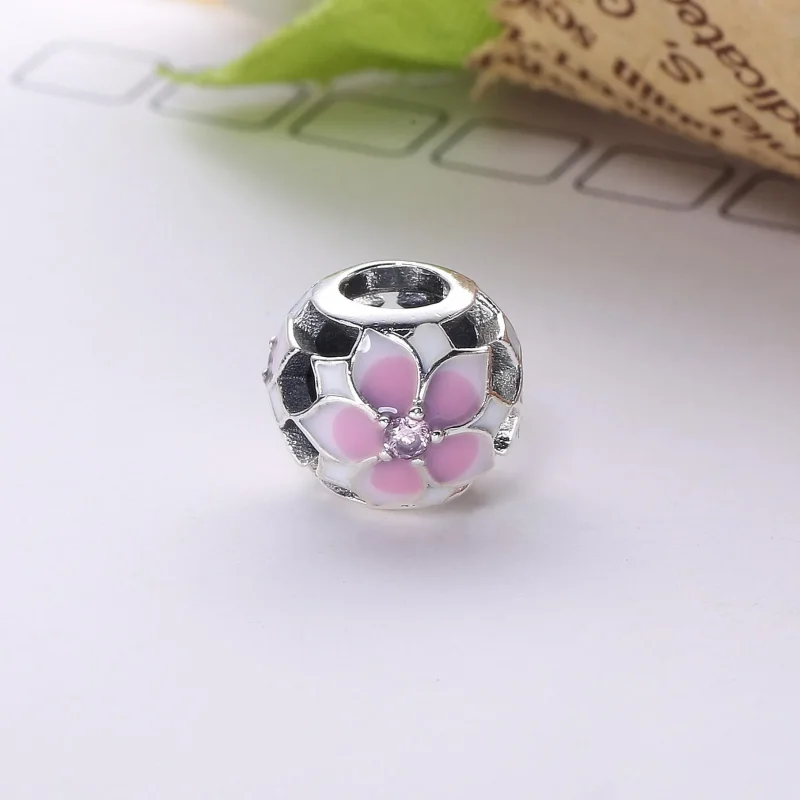 (immagine per) Charm Fiore di Magnolia - Pandora IT 792087PCZ - Visualizza 3