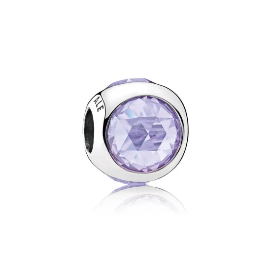 (immagine per) Charm Goccia Scintillante Color Lavanda - Pandora IT 