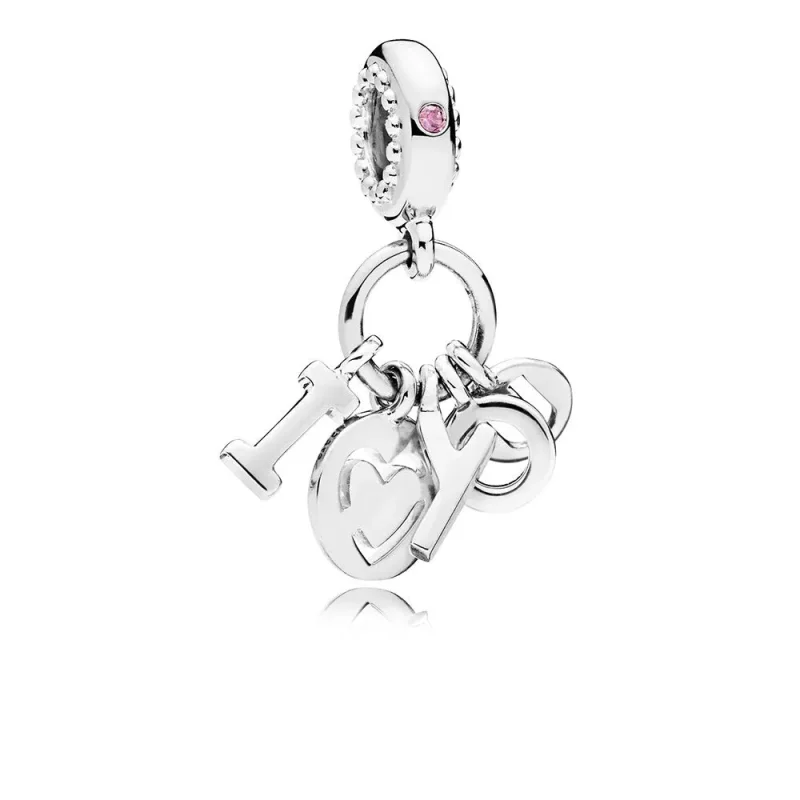 (immagine per) Charm Pendente PANDORA I Love You 796596FPC