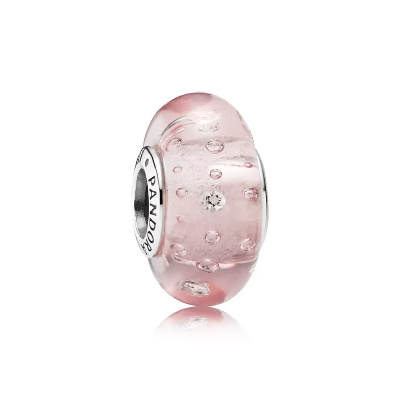 (immagine per) Charm in Vetro di Murano Bolle Frizzanti Rosa - 791615CZ - Charm | PANDORA