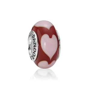(immagine per) Charm in Vetro di Murano Fanatasia di Cuori Rossa - 790658 - Charm | PANDORA
