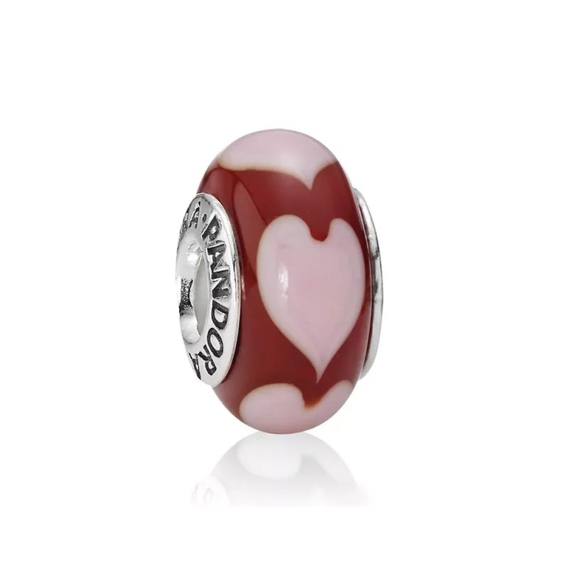 (immagine per) Charm in Vetro di Murano Fanatasia di Cuori Rossa - 790658 - Charm | PANDORA