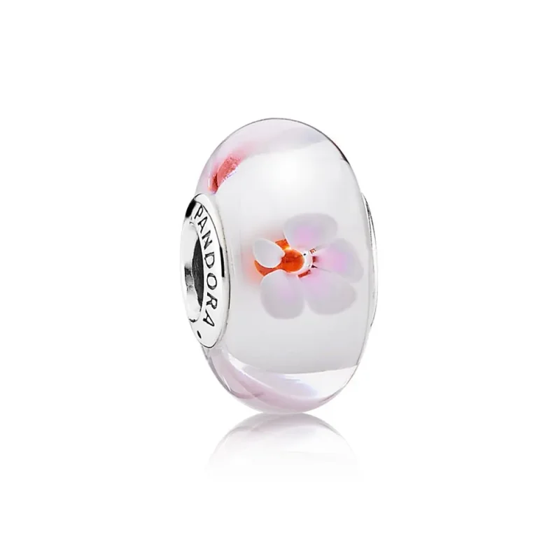 (immagine per) Charm in Vetro di Murano Fiori di Ciliegio Rosa - Pandora IT | PA