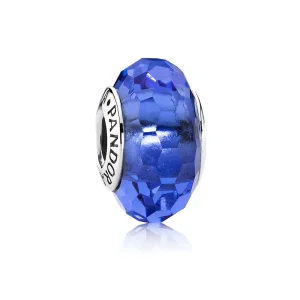 (immagine per) Charm in Vetro di Murano Sfaccettato Blu - 791067 - Charm | PANDORA