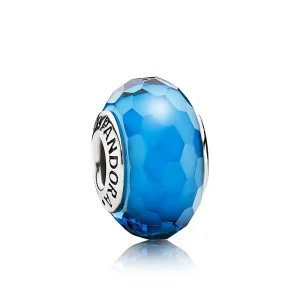 (immagine per) Charm in Vetro di Murano Sfaccettato Celeste - Pandora IT