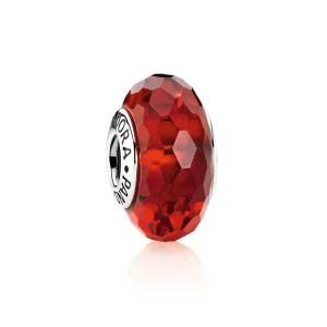 (immagine per) Charm in Vetro di Murano Sfaccettato Rosso - Pandora IT | PANDORA
