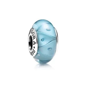 (immagine per) Charm in Vetro di Murano Zig-Zag Azzurro - 790924 - Charm | PANDORA