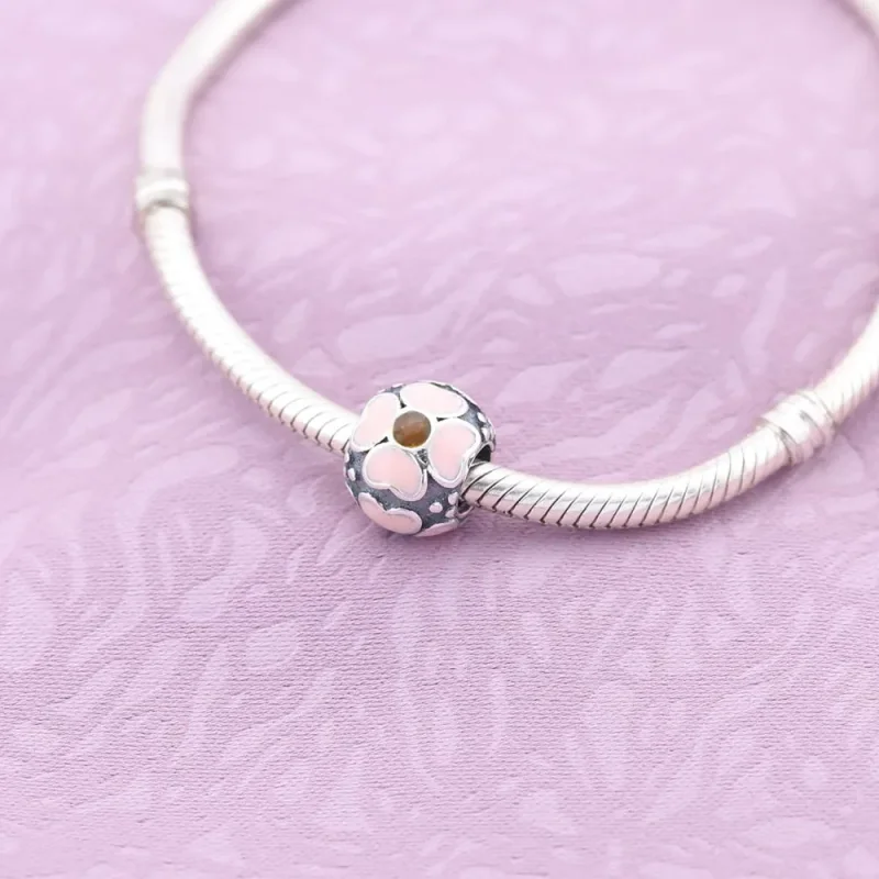(immagine per) Charm Margherita Rosa - 790433ER - Charm | PANDORA - Visualizza 2