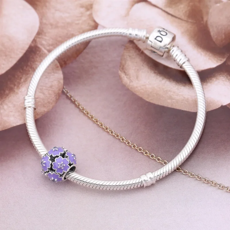 (immagine per) Charm Primule Bianche - Pandora IT - Visualizza 3