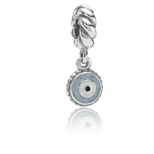 (immagine per) Charm pendenti PANDORA, charm con pendente occhio azzurro, 790529EB
