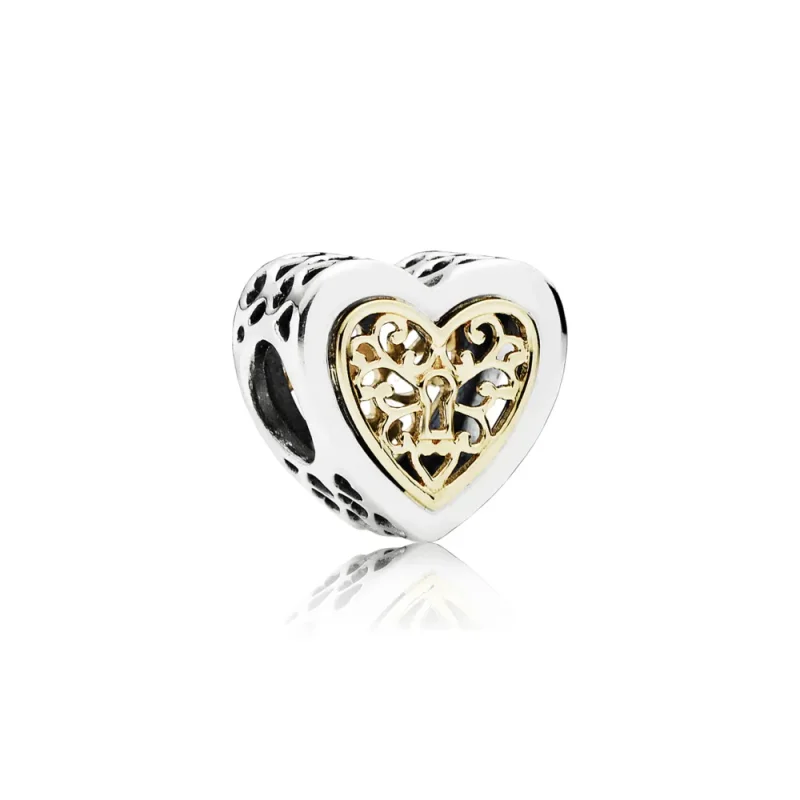 (immagine per) Charm Openwork Cuore Custodito - Pandora IT
