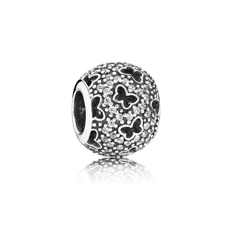 (immagine per) Charm Openwork Farfalle in Volo - 791482CZ - Charm | PANDORA