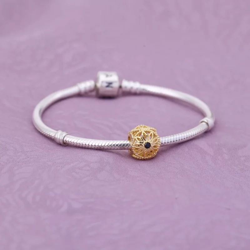 (immagine per) Charm Openwork Fiore - 750821SPB - Charm | PANDORA - Visualizza 2