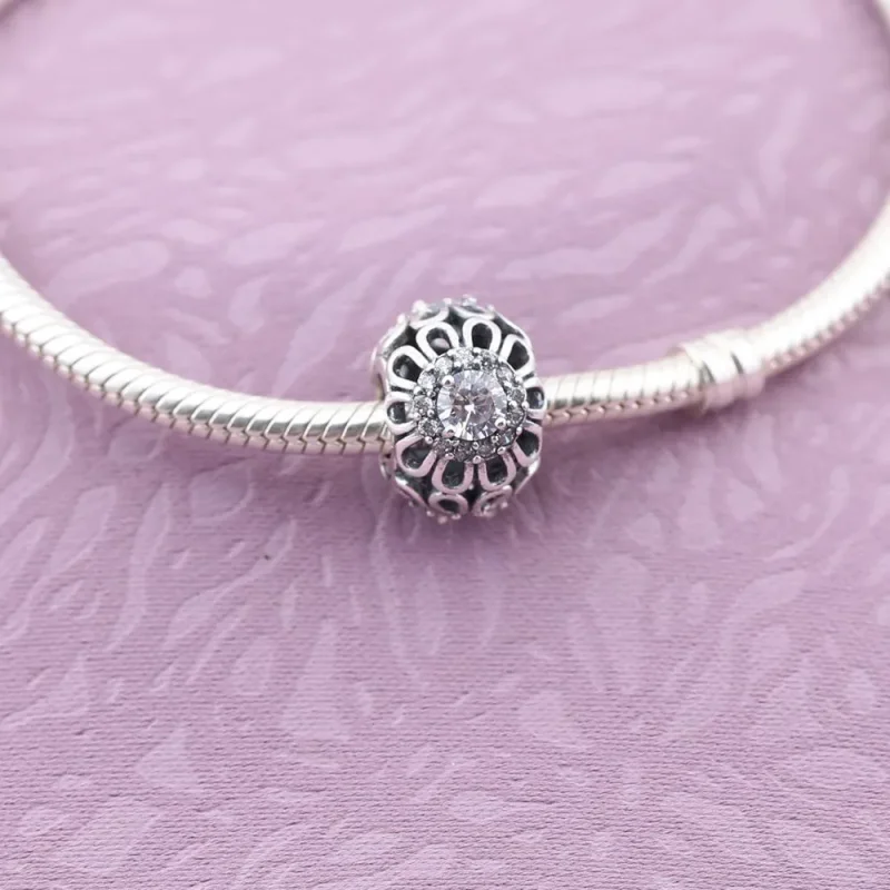 (immagine per) Charm Openwork Fiore Prezioso - 791260CZ - Charm | PANDORA - Visualizza 2
