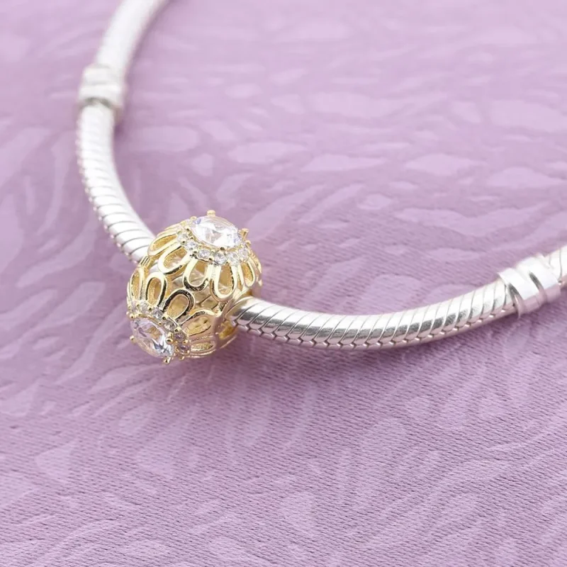 (immagine per) Charm Openwork Fiore Prezioso - 791260CZ - Charm | PANDORA - Visualizza 3