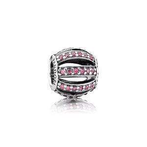 (immagine per) Charm Openwork in Pavé Rosa - 791115CZS - Charm | PANDORA