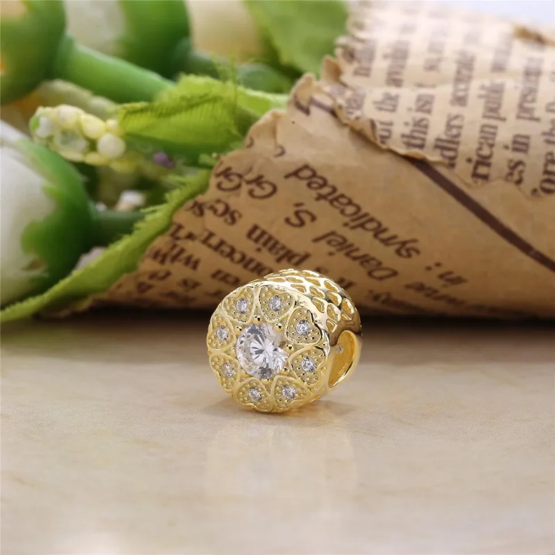 (immagine per) Charm Cuori d'Oro - Pandora IT - Visualizza 3