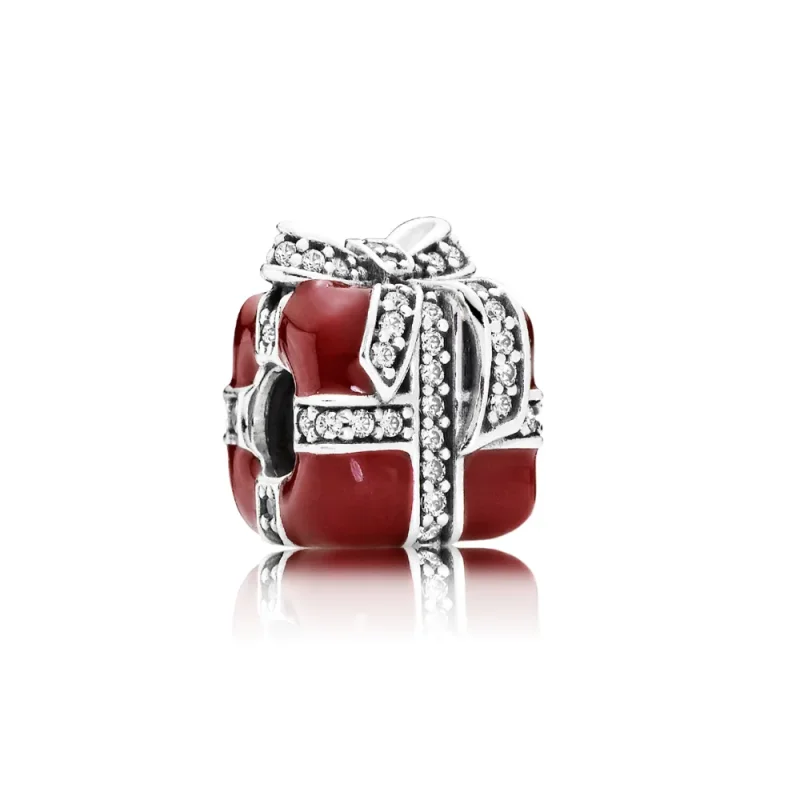 (immagine per) Charm Pacchetto Regalo Rosso - 791772CZ - Charm | PANDORA