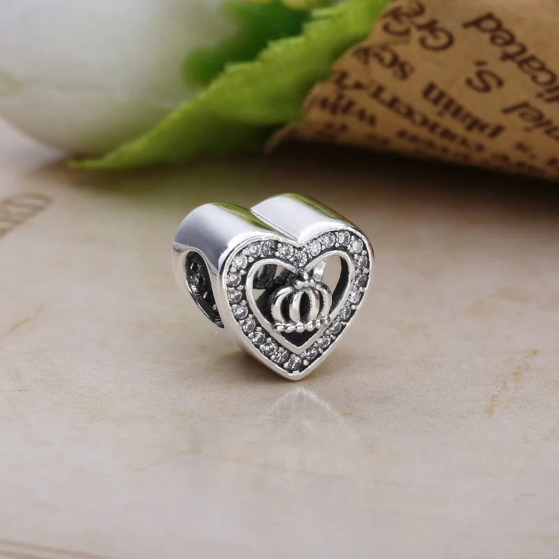 (immagine per) Charm PANDORA Corona nel cuore - Visualizza 3
