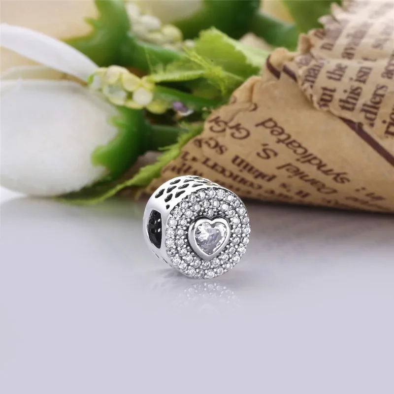 (immagine per) Charm PANDORA Cuore scintillante PX00190-1 - Visualizza 2