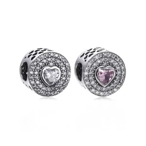 (immagine per) Charm PANDORA Cuore scintillante PX00190-1