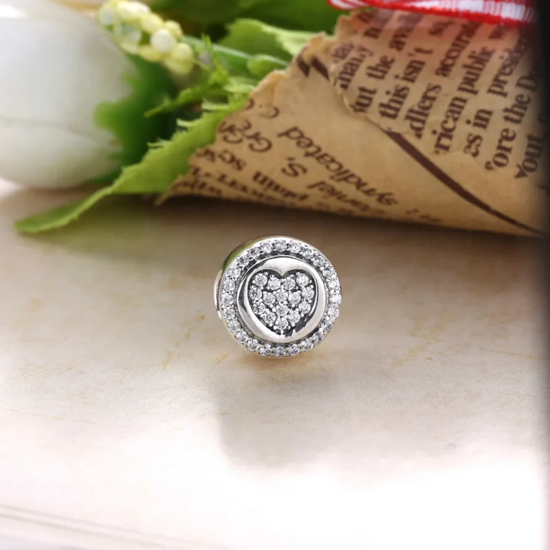 (immagine per) Charm PANDORA Cuore scintillante PX00242-1B - Visualizza 3