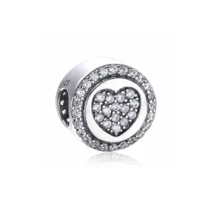 (immagine per) Charm PANDORA Cuore scintillante PX00242-1B