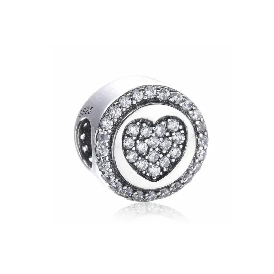 (immagine per) Charm PANDORA Cuore scintillante PX00242-1B