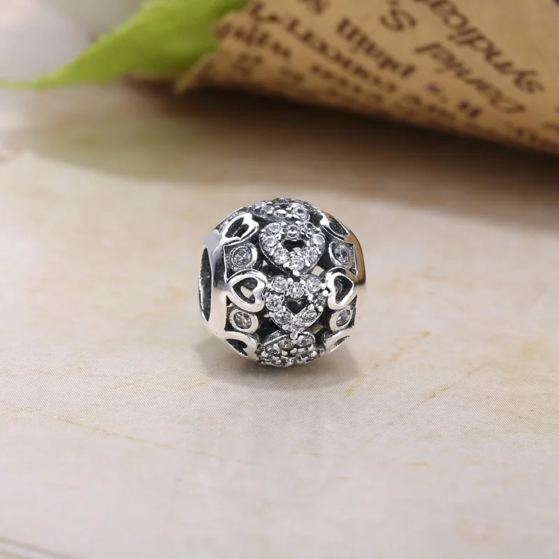 (immagine per) Charm PANDORA Cuore scintillante PX00276-1 - Visualizza 3