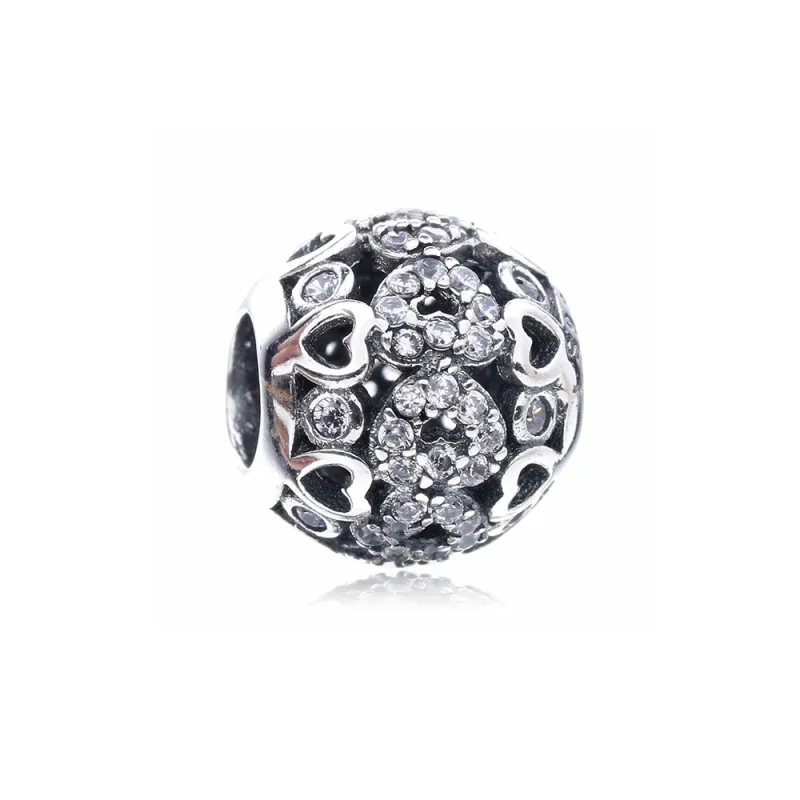 (immagine per) Charm PANDORA Cuore scintillante PX00276-1