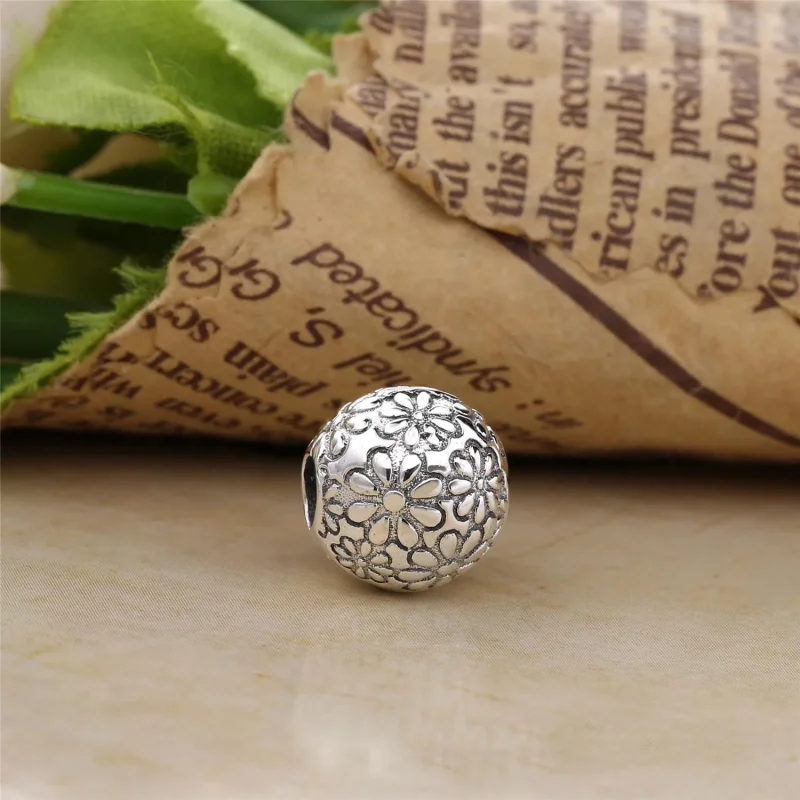 (immagine per) Charm PANDORA, fermagli, clip margherite, 791013 - Visualizza 2