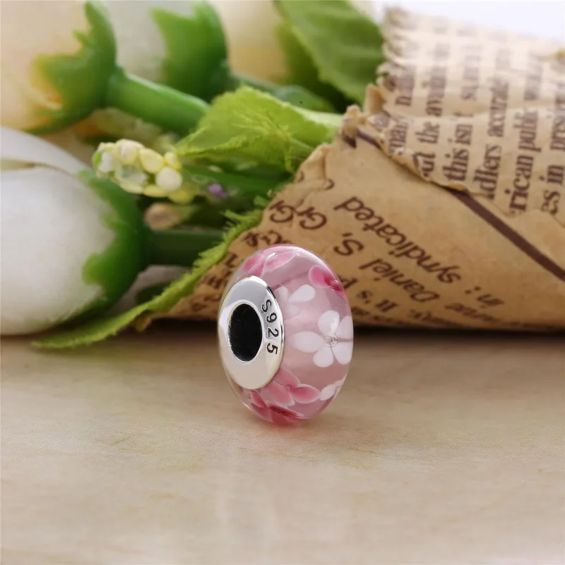 (immagine per) Charm PANDORA Fiore rosa 791652A - Visualizza 2