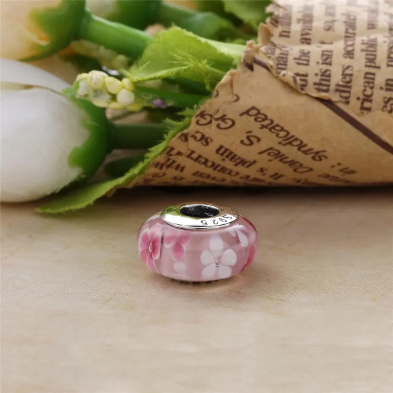 (immagine per) Charm PANDORA Fiore rosa 791652A - Visualizza 3