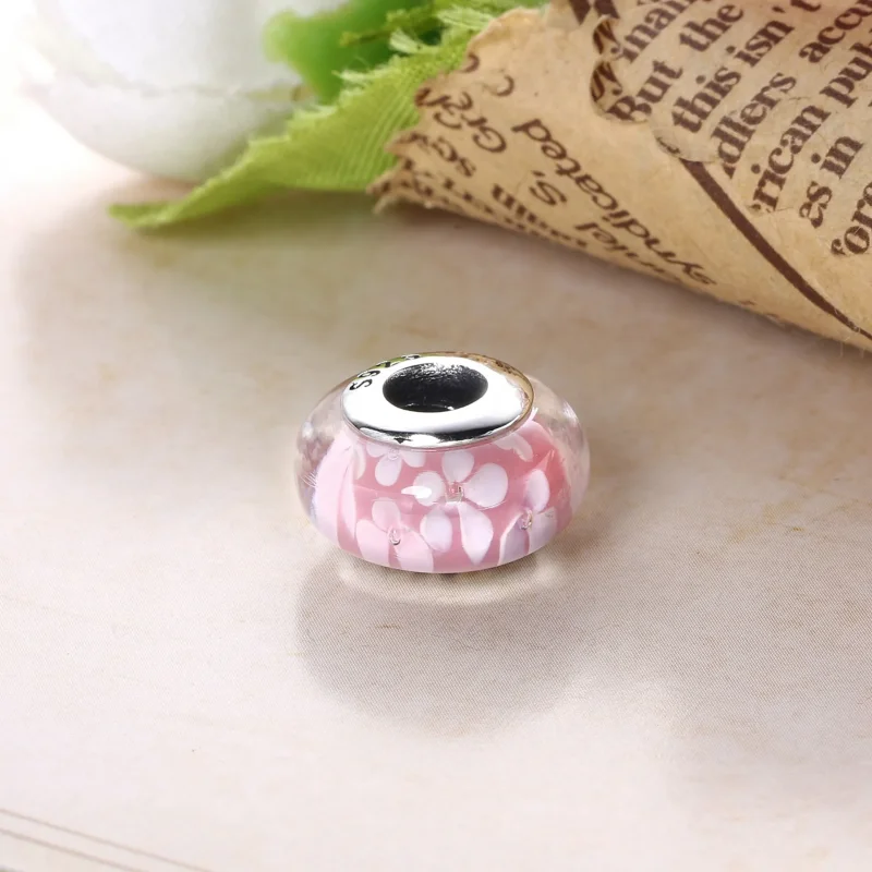 (immagine per) Charm PANDORA Fiore rosa 791653A - Visualizza 3