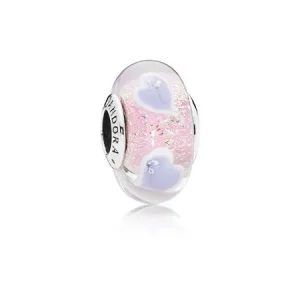 (immagine per) Charm PANDORA in Vetro di Murano Dolci Cuori